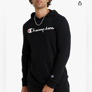 Champion long sleeves hooded t shirt
